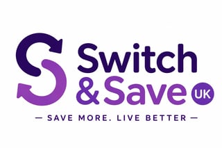 Switch & Save UK logo with tagline Save More. Live Better